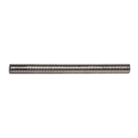 Midwest Fastener Fully Threaded Rod, M8-1.25mm, Zinc Plated Finish, 10 PK 76883